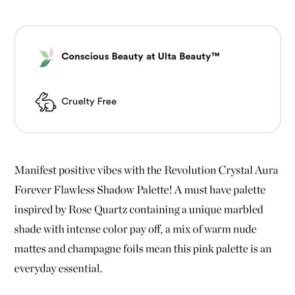 ⏬️PRICEDROP⏬️Makeup Revolution Crystal Aura Eyeshadow Palette - Picture 2 of 4